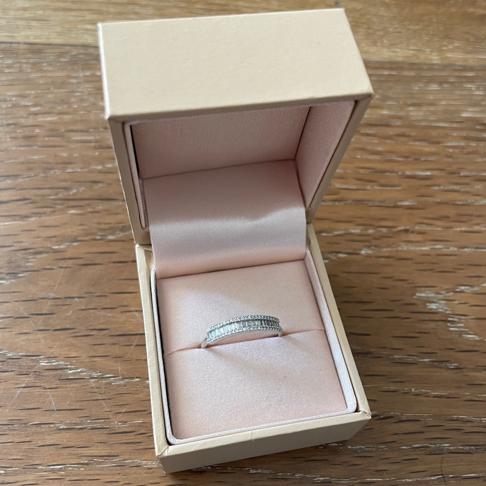 14 K Sachi white gold ring!